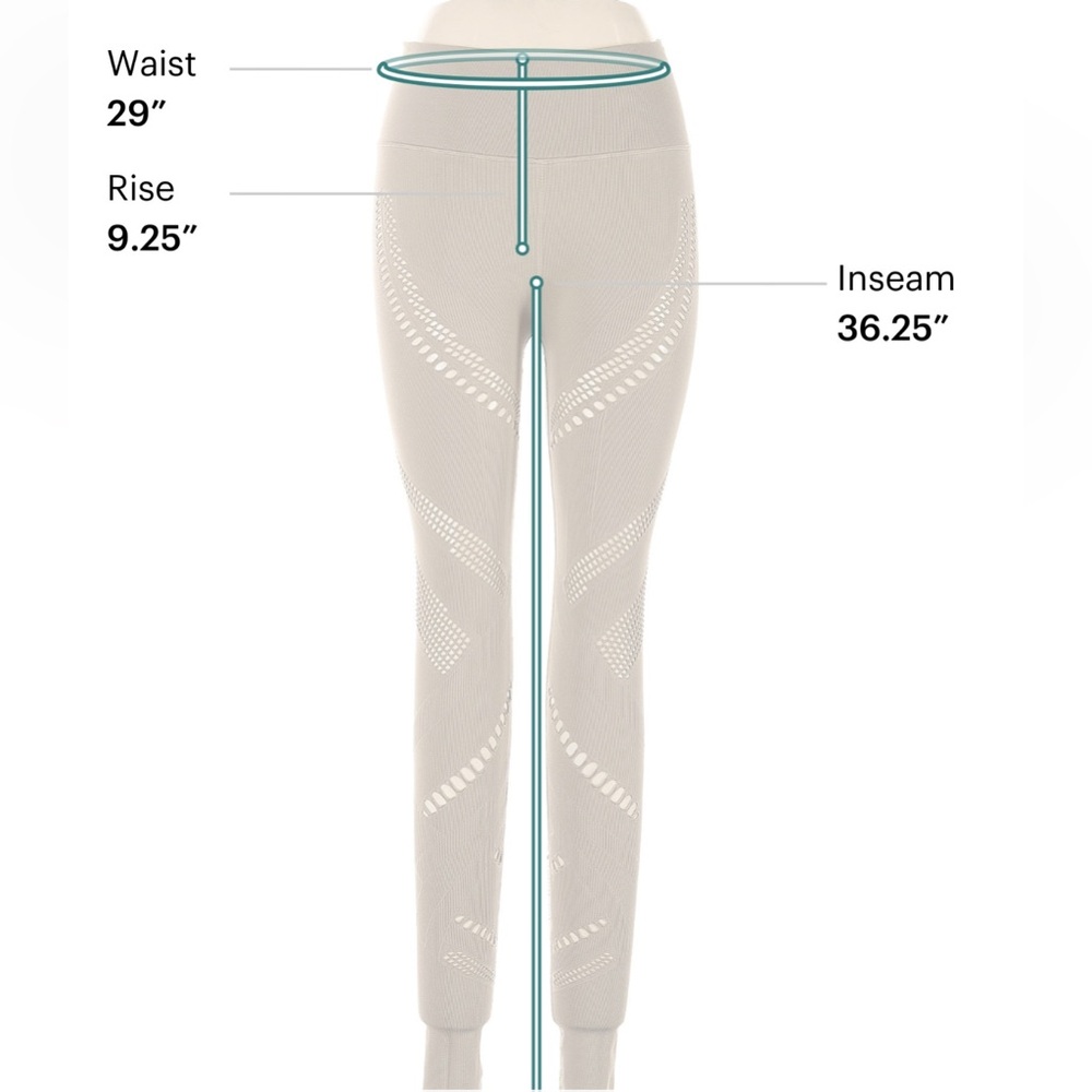ALO Women's Tan Leggings - Picture 4 of 4